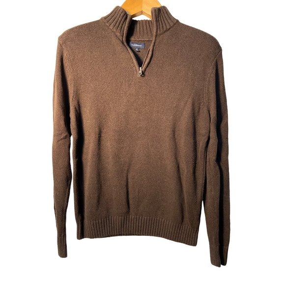 Croft & Barrow Sweater Brown Pullover - Picture 1 of 4